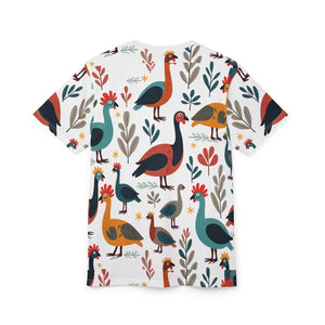 Vibrant Unisex Cut Sew Tee - Colorful Birds - Dipaliz - T-shirts - s