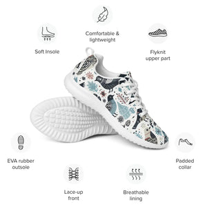 Vibrant Women’s Athletic Shoes - Colorful Birds Flyknit - Dipaliz - Sneakers