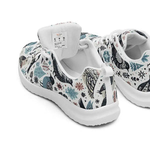 Women’s Athletic Shoes Colorful Birds Design - Dipaliz - Sneakers
