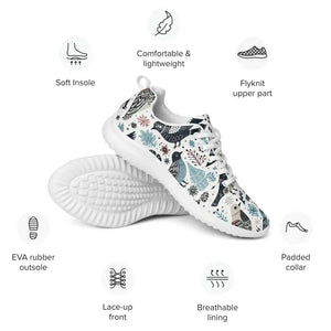 Women’s Athletic Shoes Colorful Birds Design - Dipaliz - Sneakers