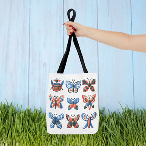 Vibrant Colorful Butterflies Aop Tote Bag - Dipaliz - Bags