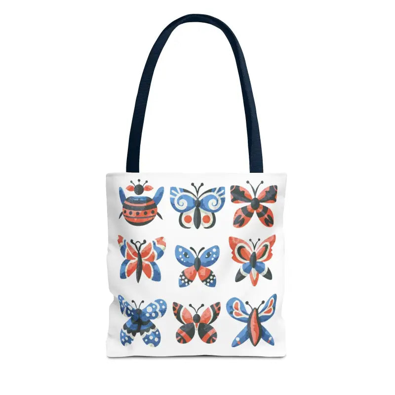 Colorful Butterflies Aop Tote Bag - Stylish and Versatile - Bags