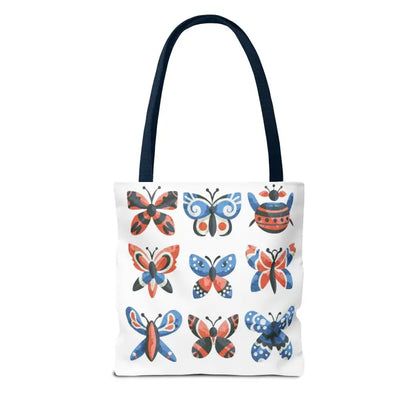 Colorful Butterflies Aop Tote Bag - Stylish and Versatile - Bags