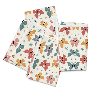 Colorful Butterflies Cloth Napkin Set - Soft Fabric - Dipaliz - Napkins