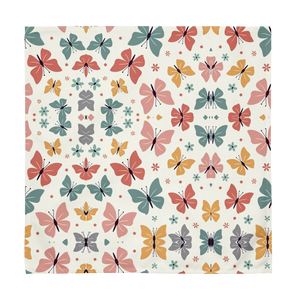 Colorful Butterflies Cloth Napkin Set - Soft Fabric - Dipaliz - Napkins