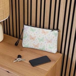 Colorful Butterflies Faux Leather Crossbody Bag - Dipaliz - Cross Body Bags