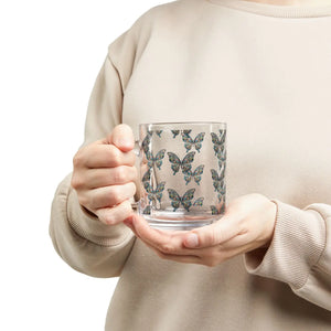 Colorful Butterfly Glass Mug - Joyful Sipping 10oz - Dipaliz - Mugs