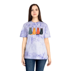Fun Cat Tee - Colorful Casual Everyday Style - Dipaliz - Amethyst / s - T-shirts