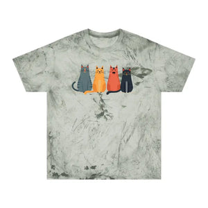 Fun Cat Tee - Colorful Casual Everyday Style - Dipaliz - Fern / s - T-shirts