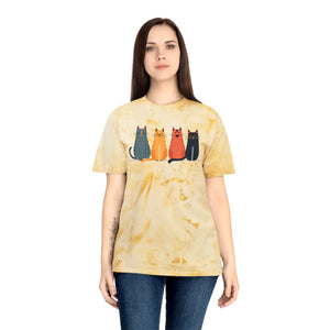 Whimsical Fun Cat Tee - Colorful Casual Everyday - Dipaliz - T-shirts - s
