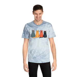 Whimsical Fun Cat Tee - Colorful Casual Everyday - Dipaliz - T-shirts - s