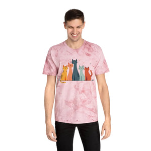 Colorful Cat Lovers Unisex T-shirt - Unique Color Blast - Dipaliz - T-shirts - s
