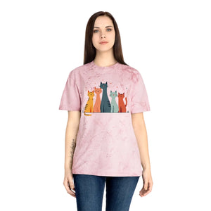 Colorful Cat Lovers Unisex T-shirt - Unique Color Blast - Dipaliz - T-shirts - s