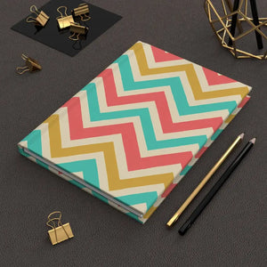 Chevron Hardcover Journal - Colorful Matte Design - Dipaliz - Journals