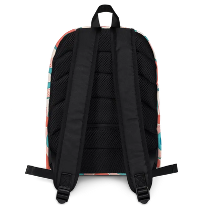 Vibrant Water-resistant Backpack with Colorful Circles - Bags