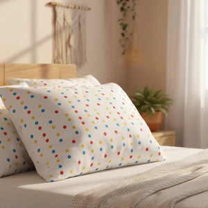 Colorful Confetti Dot Duvet Cover Set – Cotton - Dipaliz - Bedding Sets