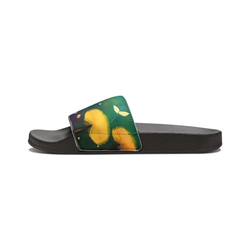 Dandelion Delight: Colorful Slide Sandals for Youth - Kid’s Shoes