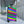 Colorful Diagonal Stripe Suitcase Bright Travel Luggage - Dipaliz - Suitcases