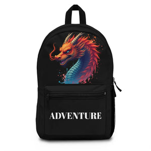 Colorful Dragon Backpack - Mythical Vibes Polyester - Dipaliz - Backpacks