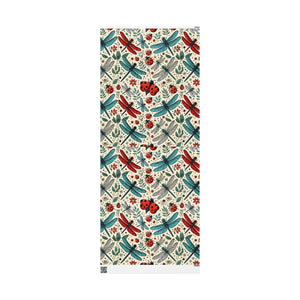 Colorful Dragonflies Wrapping Paper - 90gsm Fine-art Gift Wrap - Dipaliz - 30’’ x 72’’ / Matte - Products