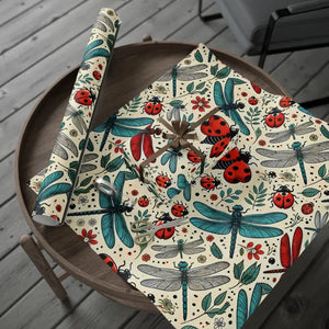 Colorful Dragonflies Wrapping Paper 90gsm Fine-art - Dipaliz