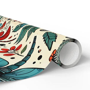 Colorful Dragonflies Wrapping Paper 90gsm Fine-art - Dipaliz