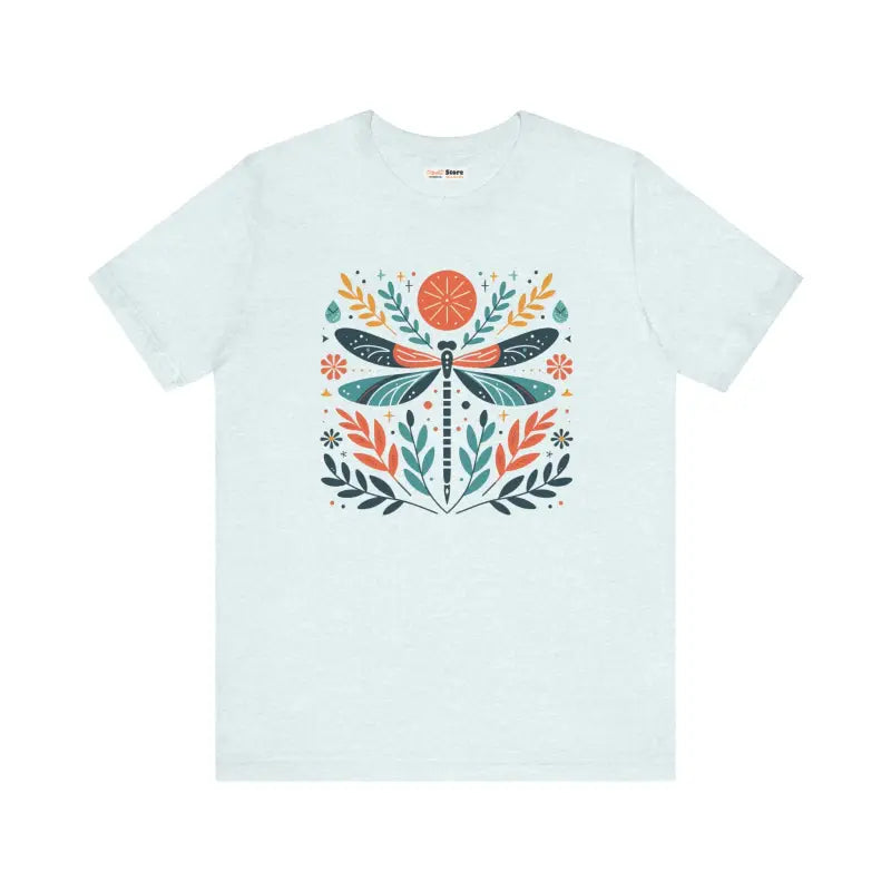 Vibrant Dragonfly Dreams Short Sleeve Tee - T-shirt