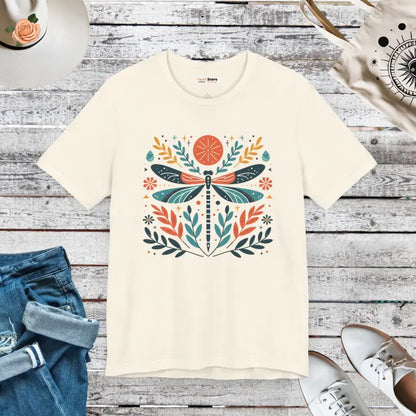 Vibrant Dragonfly Dreams Short Sleeve Tee - T-shirt