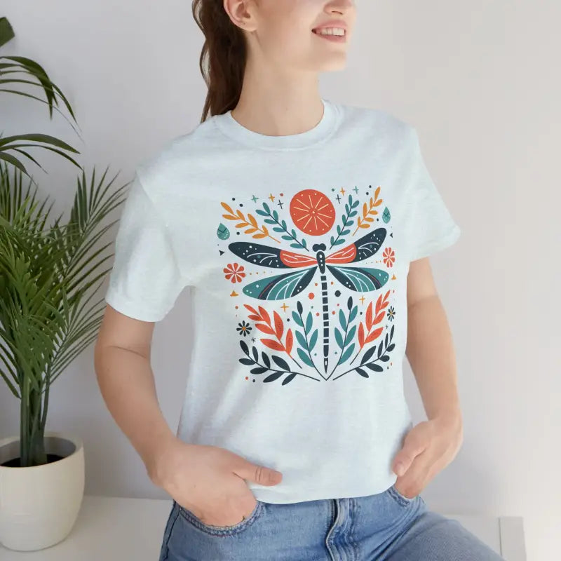 Vibrant Dragonfly Dreams Short Sleeve Tee - T-shirt