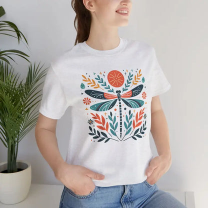 Vibrant Dragonfly Dreams Short Sleeve Tee - T-shirt