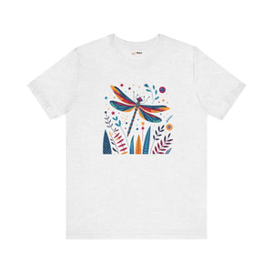 Soft Unisex Jersey Short - Dragonfly Nature Fusion - Dipaliz - T-shirts
