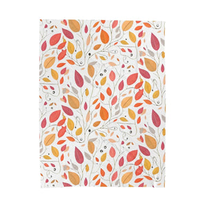 Colorful Fall Foliage Velveteen Plush Blanket - Dipaliz - Blankets