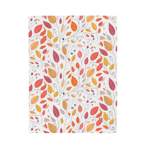 Colorful Fall Foliage Velveteen Plush Blanket - Dipaliz - Blankets