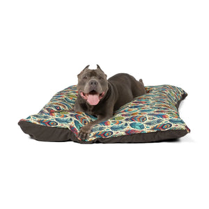Plush Colorful Feathers Cotton Pet Bed - Cozy Fleece - Dipaliz - Beds