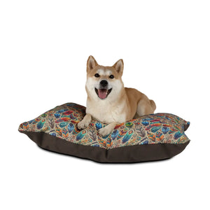Cozy Cotton Pet Bed Colorful Feathers Design Dipaliz - Beds