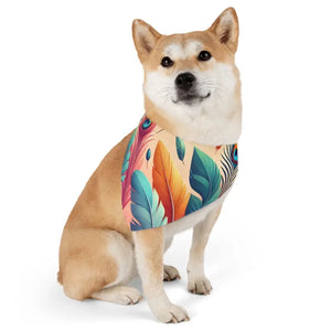 Vibrant Pet Bandana Collar - Polyester Duck Fabric - Dipaliz - Apparel