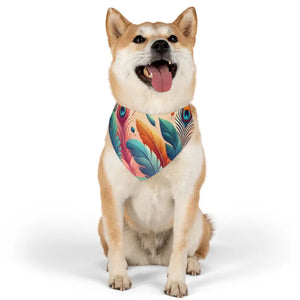 Vibrant Pet Bandana Collar - Polyester Duck Fabric - Dipaliz - Apparel