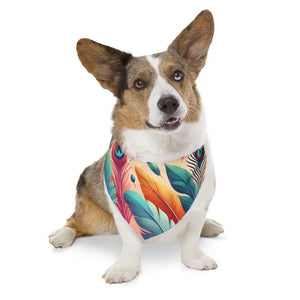 Vibrant Pet Bandana Collar - Polyester Duck Fabric - Dipaliz - Xl - Apparel