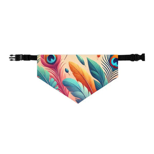 Vibrant Pet Bandana Collar - Polyester Duck Fabric - Dipaliz - l - Apparel