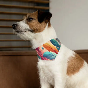 Vibrant Pet Bandana Collar - Polyester Duck Fabric - Dipaliz - Apparel