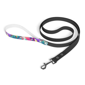 Pets - Colorful Feathers Print Dog Leash that Turns Heads - Dipaliz one Size / Tpu