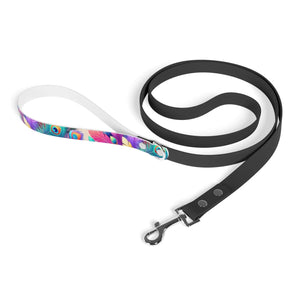 Waterproof Feathers Print Dog Leash - Colorful Pvc - Dipaliz - Standard Leashes