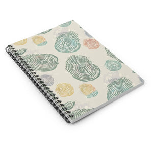 Vibrant Ruled Line Notebook - 118-page Spiral Design - Dipaliz - Notebooks & Notepads