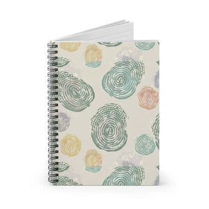 Vibrant Ruled Line Notebook - 118-page Spiral Design - Dipaliz - Notebooks & Notepads