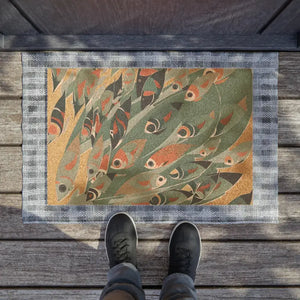 Colorful Fishes Tufted Coir Coconut Fiber Doormat - Dipaliz - 24’’ x 16’’ - Door Mats
