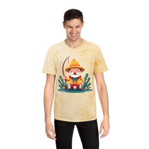 Colorful Fisherman Unisex Tee - Bold Vibes Cotton - Dipaliz - T-shirts - s