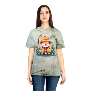 Colorful Fisherman Unisex Tee - Bold Vibes Cotton - Dipaliz - T-shirts - s