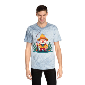 Colorful Fisherman Unisex Tee - Bold Vibes Cotton - Dipaliz - T-shirts - s