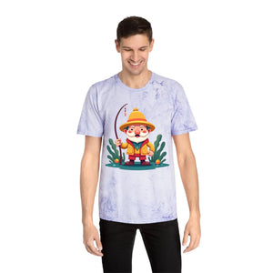 Colorful Fisherman Unisex Tee - Bold Vibes Cotton - Dipaliz - T-shirts - s