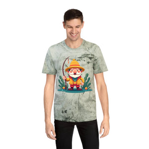 Colorful Fisherman Unisex Tee - Bold Vibes Cotton - Dipaliz - T-shirts - s